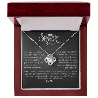 Custom Gift for Graduation "The Beautiful Gift of Watching You Grow" Necklace